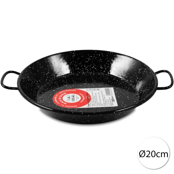 Garcima 13380 Smaltovaná paella panvica, 20cm