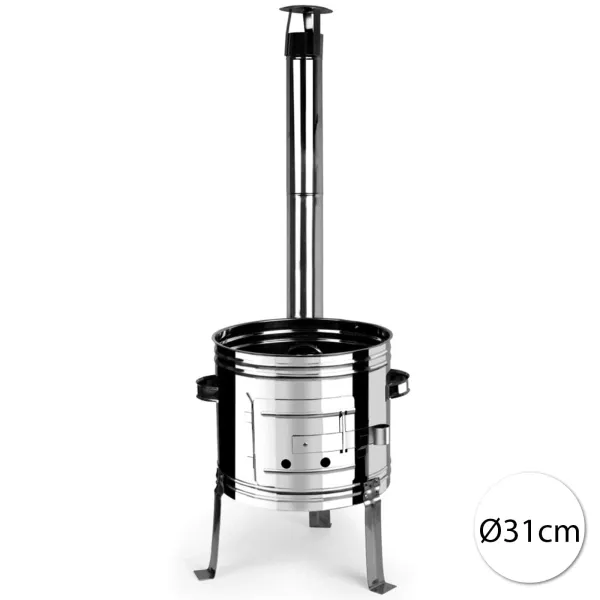 Perfect Home 10446 Nerezová kotlina 31 cm pre 6-10L kotlíky