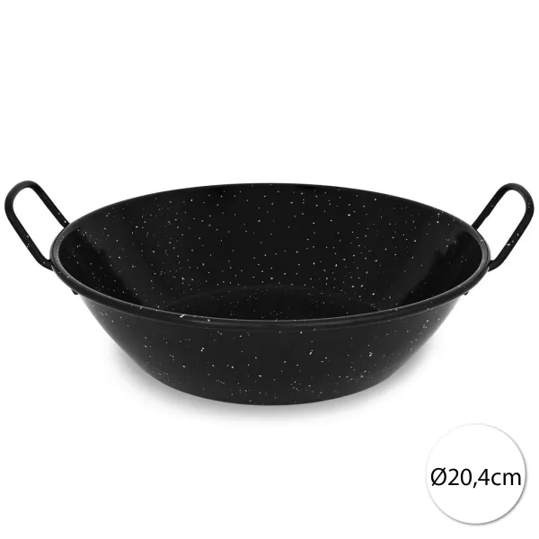 Garcima 13366 Smaltovaná paella panvica 20 cm