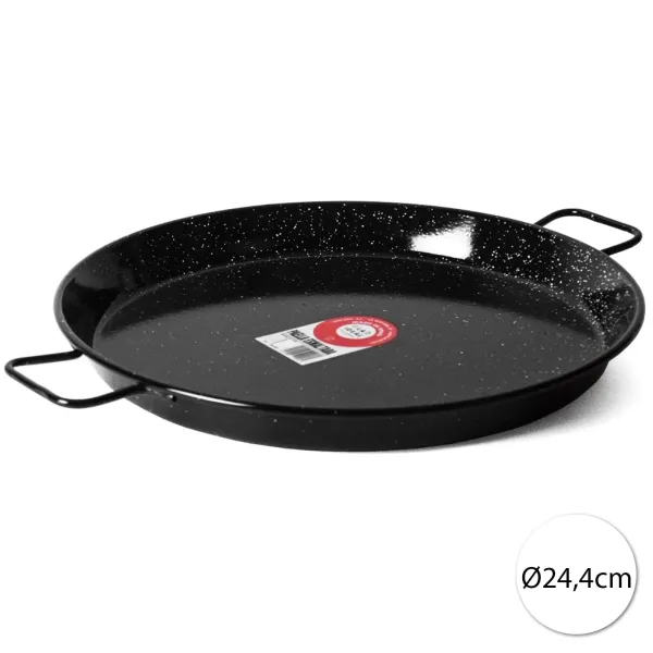 Garcima 13382 Smaltovaná paella panvica 24 cm
