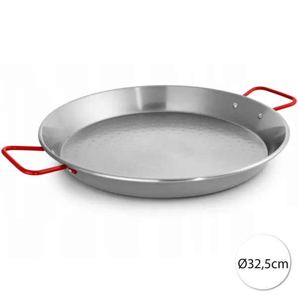 Garcima 13432 Oceľová paella panvica 32 cm