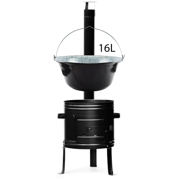 Perfect Cauldron kotlík na guláš smalt 1mm 16 l, Perfect Cauldron kotlina 39 cm KOV
