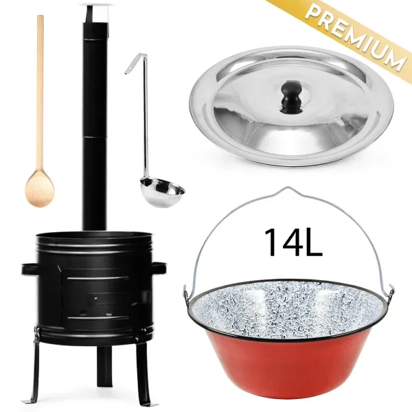Perfect Home Set-43 Kotlíková súprava PREMIUM, 14 L, 5 ks
