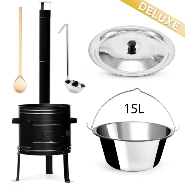 Perfect Home Set-45 DELUXE Kotlíková súprava 15 L, 5 ks