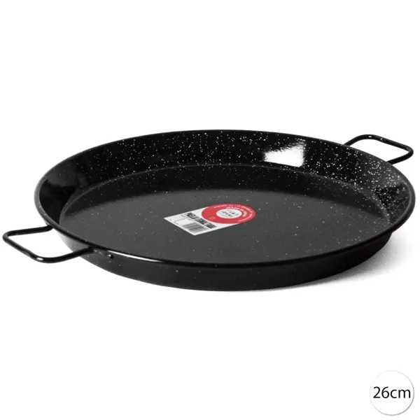 Garcima 13383 Smaltovaná paella panvica 26 cm