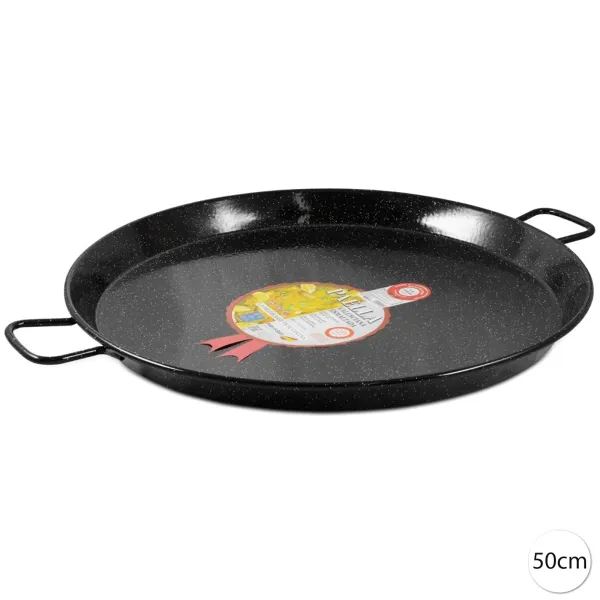 Garcima 13393 Smaltovaná paella panvica 50 cm