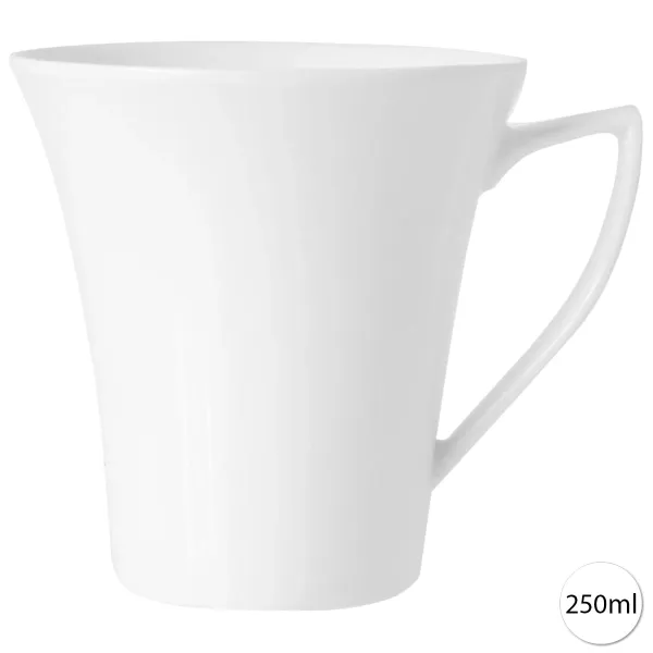 HomeDelux HD12061 Porcelánová šálka 250ml, biela
