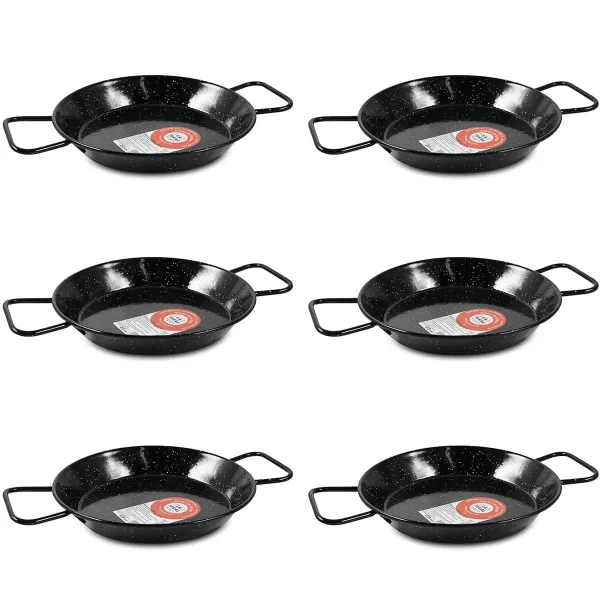 Garcima Set-106 Smaltovaná paella panvica 22cm, 6ks
