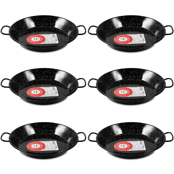Garcima Set-107 Smaltovaná paella panvica 20cm, 6ks