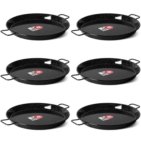Garcima Set-108 Smaltovaná paella panvica 24cm, 6ks