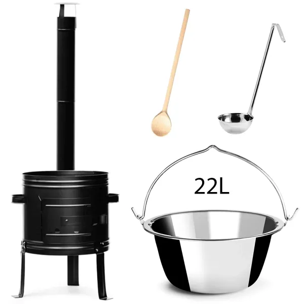 Perfect Home Set-124 Kotlíková súprava 22L, 4ks-kotlina/kotlík/varecha/naberačka