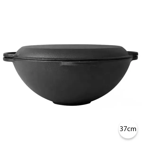 Perfect Home 28173 Liatinová wok panvica s vekom, 37cm