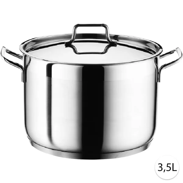 Hascevher Nerezový hrniec s pokrievkou 3,5L, 12823
