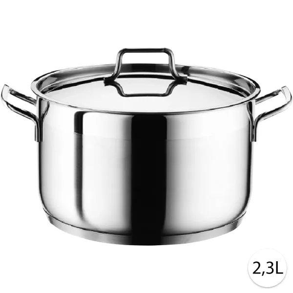 Hascevher Nerezový hrniec s pokrievkou 2,3L, 12816
