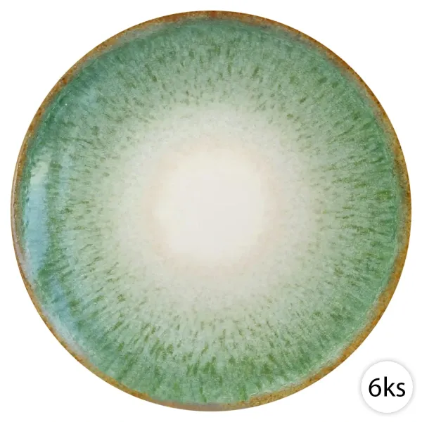 Plytké keramické taniere 26cm, 6ks, Perfect Home 72253