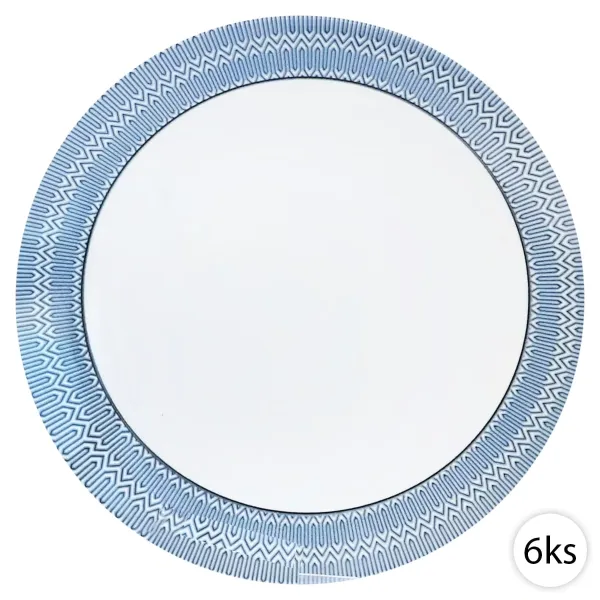 Plytké keramické taniere 26cm, 6ks, Perfect Home 72255