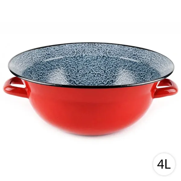 Perfect Home Smaltovaná miska, Vandlík 4L, 34cm, červená, 3918