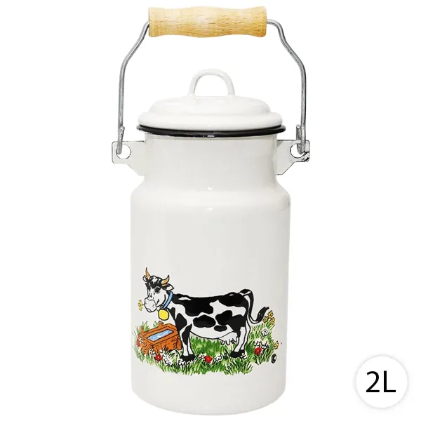 Smaltovaná kanvica na polievku, mlieko a tekutiny, 2L, Perfect Home 0277