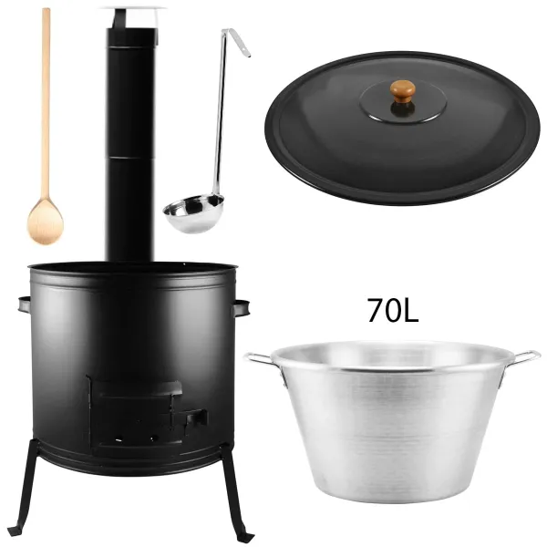 Perfect Home Set-206 Kotlíková súprava 70L, 5ks