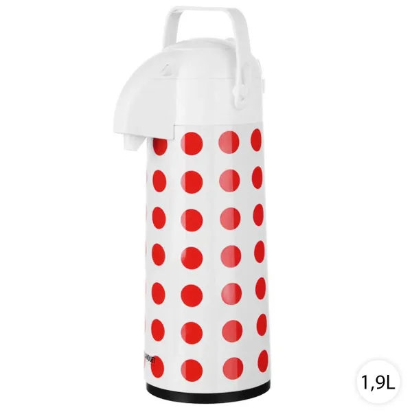 BANQUET Termoska s pumpou BODKY 1,9L, 6472