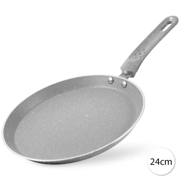 Perfect Home Granitová panvica na palacinky 24cm sivá, 61931