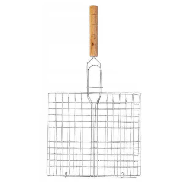 BBQ Grilovací rošt 21x23 cm chrómovaný, BBQ, 989243