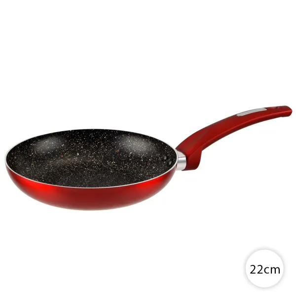 Nepriľnavá granitová panvica 22 cm na indukciu – Red Comfort | Perfect Home 13013