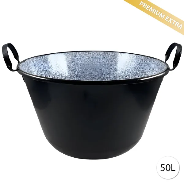 Veľký smaltovaný kotlík 50L na guláš a zabíjačku – Perfect Home Premium Extra 36666