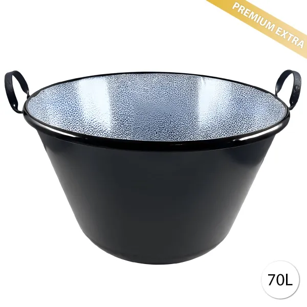 Veľký smaltovaný kotlík 70L na guláš a zabíjačku – Perfect Home Premium Extra 13673