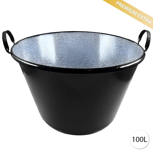Veľký smaltovaný kotlík 100L na guláš a zabíjačku – Perfect Home Premium Extra 36733