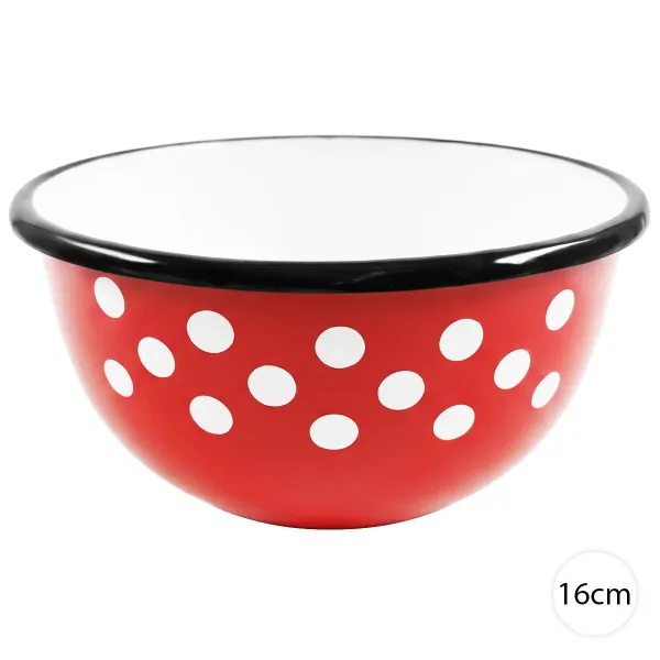 Perfect Home Smaltovaná miska BODKY 16cm, 12021
