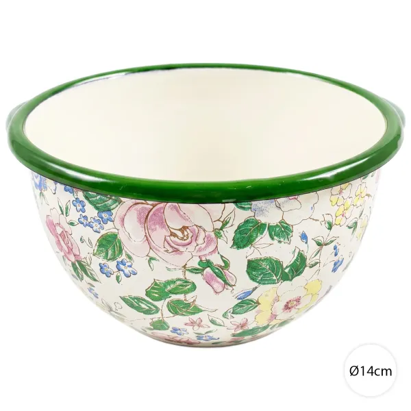 Perfect Home Smaltovaná miska KVETY 14cm, 27148