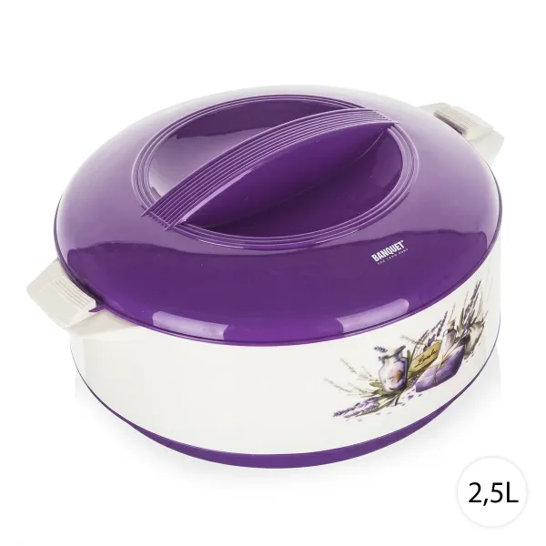 BANQUET Termomisa s pokrievkou 2,5L, LEVANDUĽA 36755