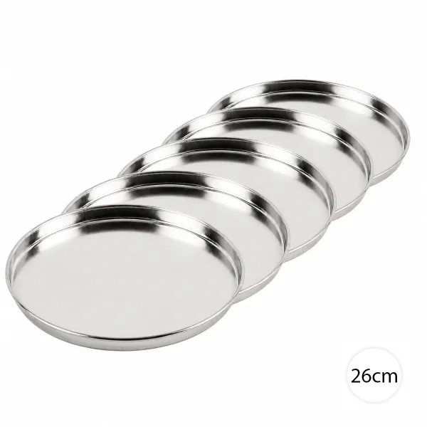 Royal Kitchen plech na pizzu 26cm sada 5ks, 10408