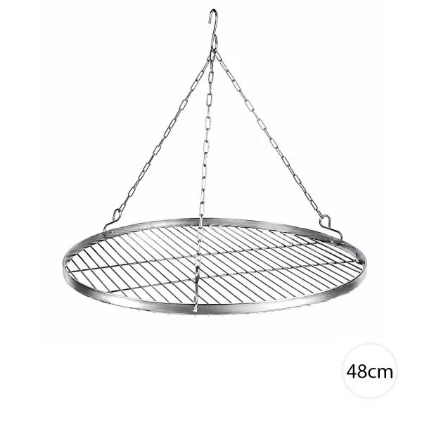 Perfect Home Grilovací rošt s retiazkou, 48cm, 50661