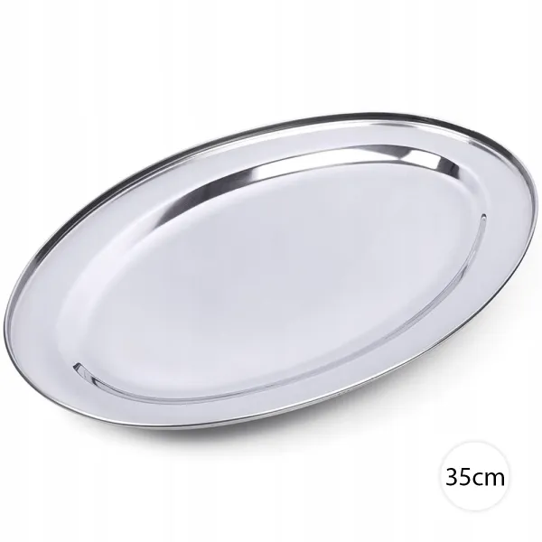 BANQUET Oválny podnos z nehrdzavejúcej ocele 35cm, 10522