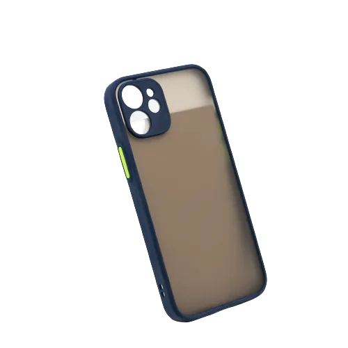 Bomba Kvalitný TPU obal matný pre iPhone - modrá Model iPhone: iPhone 11
