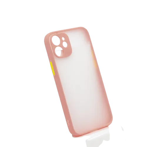 Bomba Kvalitný TPU obal matný pre iPhone - ružový Model iPhone: iPhone 11