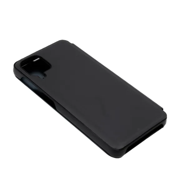 Bomba Zrkadlový silikónový otvárací obal pre Samsung - čierny Model Samsung: Galaxy A12