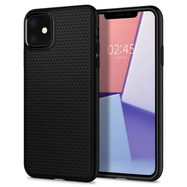 Spigen Liquid Air ochranný kryt na - iPhone 11 - čierny