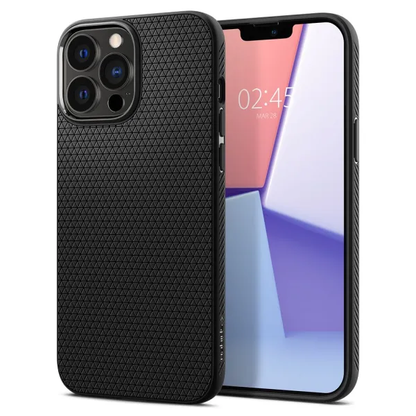 Spigen Liquid Air ochranný kryt na - iPhone 13 pro - čierny