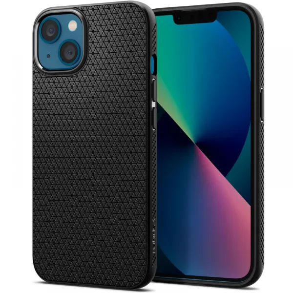 Spigen Liquid Air ochranný kryt na - iPhone 13 - čierny