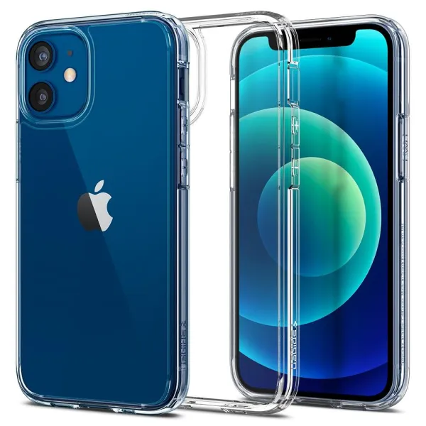 Spigen Ultra Hybrid ochranný obal na - iPhone 12 / 12 pro - transparentná