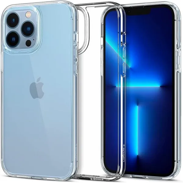 Spigen Ultra Hybrid ochranný obal na - iPhone 13 pro - transparentná