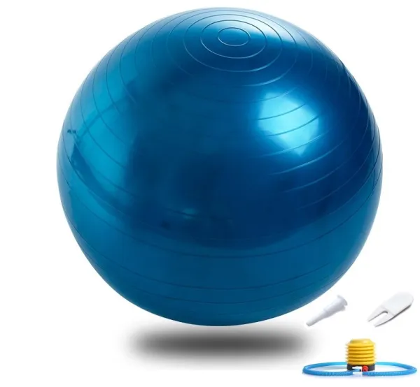 Bomba Fitness Lopta s pumpou 45cm Farba: Modrá