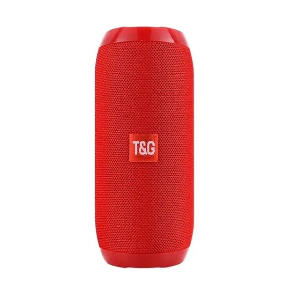 Bomba Bluetooth prenosný reproduktor s FM, SD, AUX, USB, HandsFree TG117 Farba: Červená