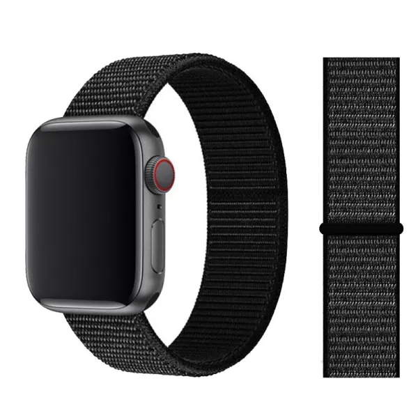 Bomba Športový remienok pre Apple Watch rôzne farby Farba: Čierna, Veľkosť ciferníka Apple watch: 42/44/45mm