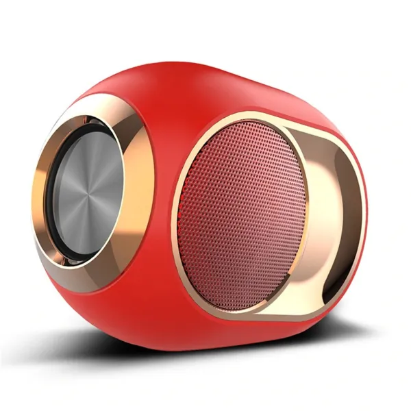 Bomba Dizajnový Bluetooth prenosný reproduktor s FM, SD, AUX, USB, HandsFree X6 Farba: Červená
