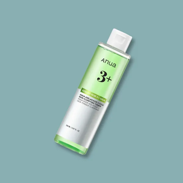 ANUA Azelaic Acid 3 Cica Skin Clarifying Toner jemný toner na akné a póry 250 ml
