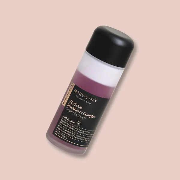 MARY & MAY Blackberry Complex Cream Essence koncentrovaná hydratačná esencia pre citlivú pleť 140 ml